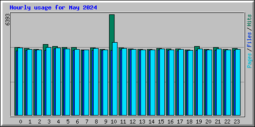 Hourly usage for May 2024